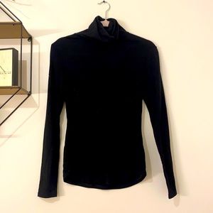 Black turtle neck